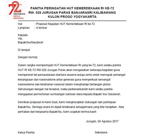 12 Contoh Proposal Kegiatan yang Baik dan Benar Berbagai Tema