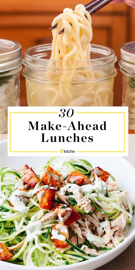 30 Make Ahead Lunches You Can Prep And Pack Tonight Quick Healthy