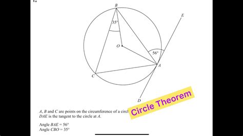Circle Theorem Set 15 Exam Style Practice Igcse Gcse Math