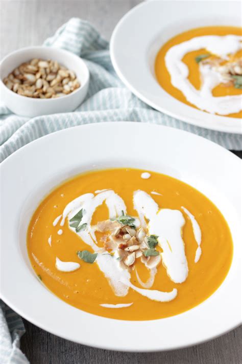 Butternut Squash Soup With Coconut And Ginger Alternative Dish