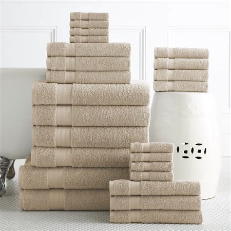 Addy Home Best Value 24pc Bath Towel Set 2 Sheets 4 Bath 6 Hand 4
