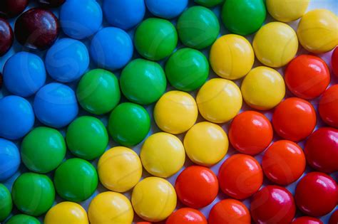 Colourful Round Candies By Julia Dorian Photo Stock Snapwire