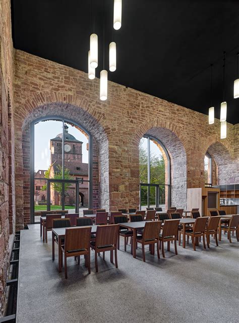 Heidelberg Castle Includes Now A Restaurant Design By Max Dudler