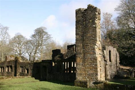 Ruins Of Wycoller Hall Ferndean Manor In Charlotte Brontës Jane