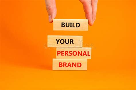 Build Your Personal Brand Symbol Concept Words Build Your Personal