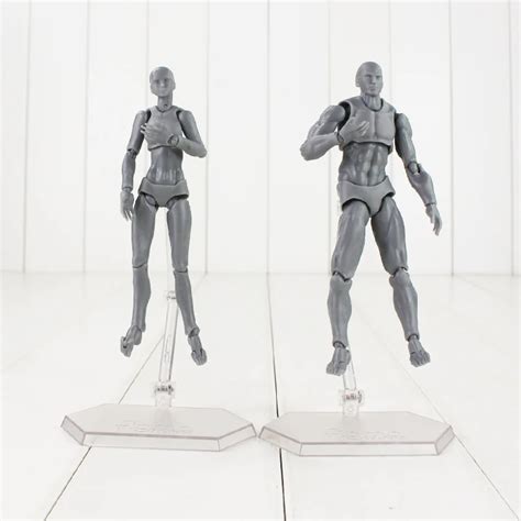 14cm Anime Brinquedos Pvc Body Action Figure Collectible Model Doll Figma Female Male Body Kun