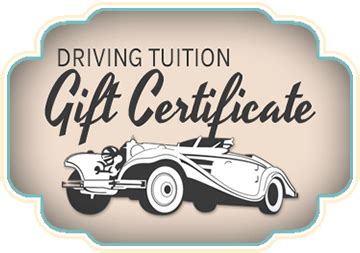 These gift vouchers can be made on home computers and printed at home or at a copy shop. Buy Driving Lesson Gift Vouchers Online
