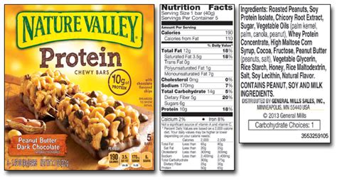 Nature Valley Chewy Protein Bars Peanut Butter Dark Chocolate