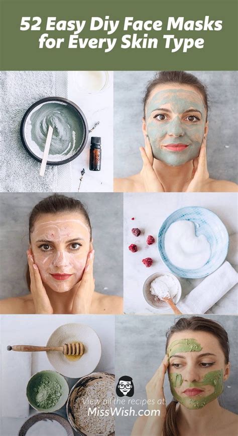 52 Easy Diy Face Masks Best Homemade Face Masks For Every Skin Type