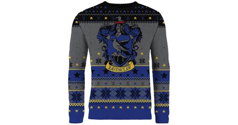 Harry Potter Ravenclaw Knitted Christmas Sweater Ugly Harry Potter