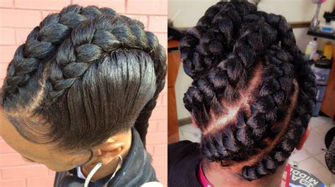Goddess braids styles is a mix of the african cornrows, which have there are also many famous people in the world of arts and entertainment who already experienced goddess braids hairstyle. Stunning Goddess Braids Hairstyles For Black Women ...