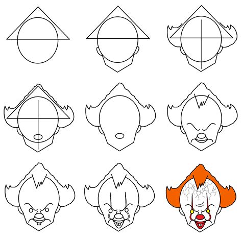 Pennywise Drawing Tutorial