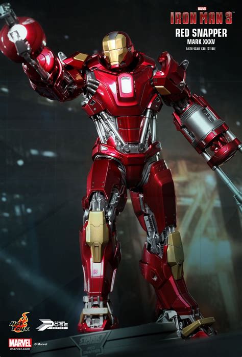 Iron man, iron man, he can do anything an iron can. Figurine 1/6 Iron Man 3 - Mark XXXV Red Snapper ...