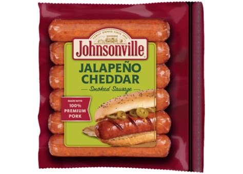 Johnsonville Jalapeno Cheddar Sausage 12 Oz 4 Pack Meadowhillfarms