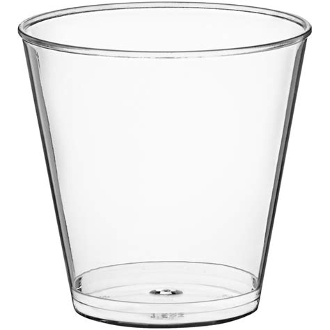 Choice Clear Plastic Shot Glass 1 5 Oz 1000 Case
