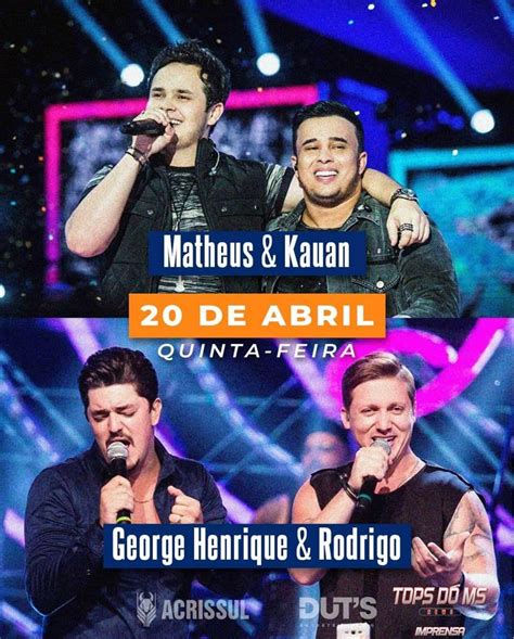 Agenda De Shows Da Expogrande Confirmada Tops Do Ms News