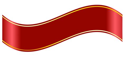 Golden Red Scroll Banner Transparent Png Stickpng