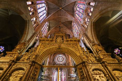 The Incredible Stained Glass Of León Cathedral Spain
