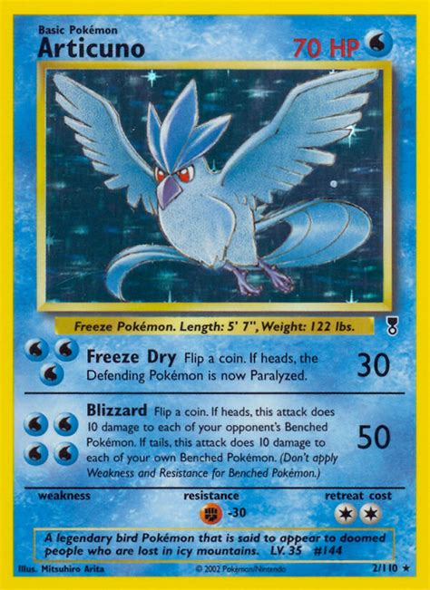 Draw your own pokémon cards with these free. Articuno 2/110 Legendary Collection Holo Rare Pokemon Card ...