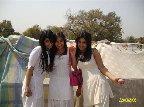 Premas World Beautiful Girls Playing Wet Holi In White Dresses