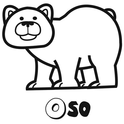 Dibujos para imprimir y colorear: Osos para colorear