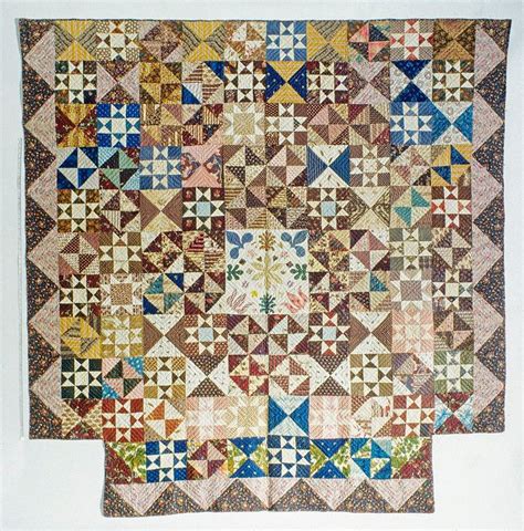 1800 1850 Pieced Quilt With A Variety Of Block Patterns Quilts
