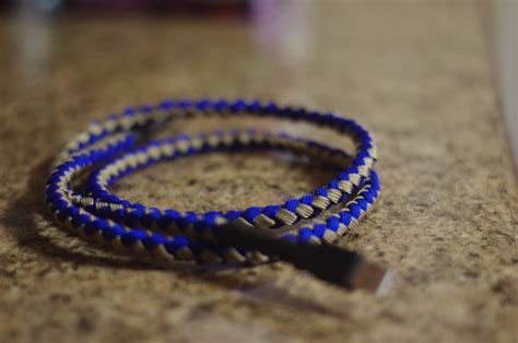 Did you make this project? USB cable with 4-strand round braid - paracord with core removed. : paracord