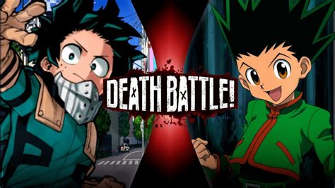 Fan Made Death Battle Trailer Deku Vs Gon My Hero Academia Vs Hunter