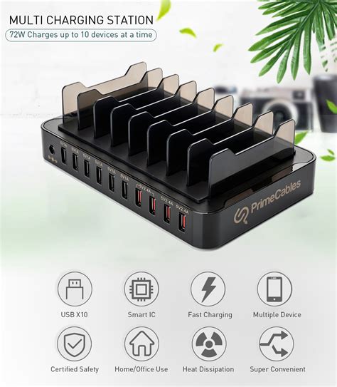 Usb Charging Station For Multiple Devices Primecables Canada