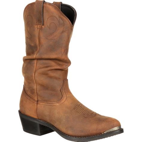 Mens Distressed Western Slouch Boot Durango Boot Sw542