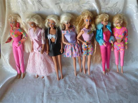 7 Vintage 1970 S Mattel Barbie Dolls All Clothed Etsy