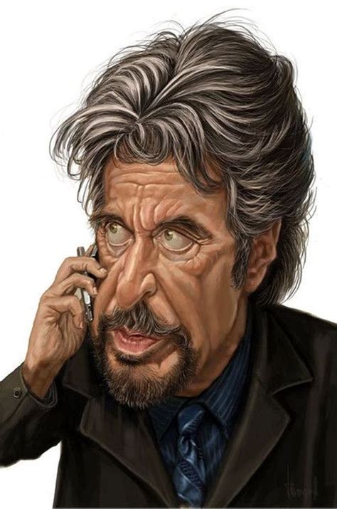 Al Pacino 13 Celebrity Caricatures Caricature Caricature Sketch