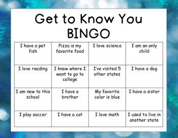 Submitted 7 years ago by deleted. Get to Know You Bingo School Counseling Game by Bright ...