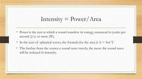 LO4 PHYS 101 - Wave Power and Intensity