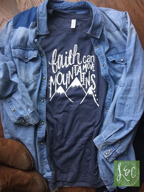 Faith Can Move Mountains Most Loved Laurel And Cotton Design Faith