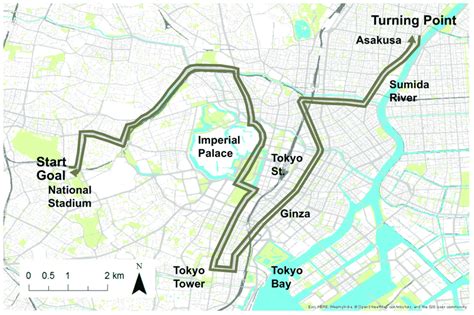Proposed Marathon Course For The 2020 Tokyo Olympics Download