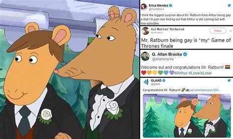 Arthur Character Mr Ratburn Comes Out As Gay And Gets Married Daily
