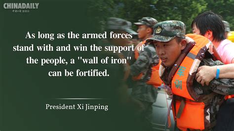 Xi S Quotes About The People S Armed Forces China Military