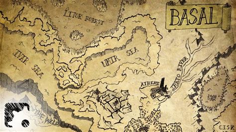 Build roads to connect merchants and troops, troll cairns and dragon lairs. Drawing - Fantasy Map - YouTube