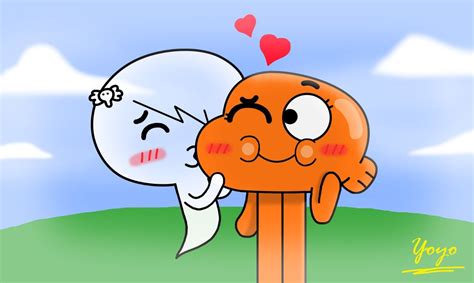Kiss On The Cheek The Amazing World Of Gumball World Of Gumball