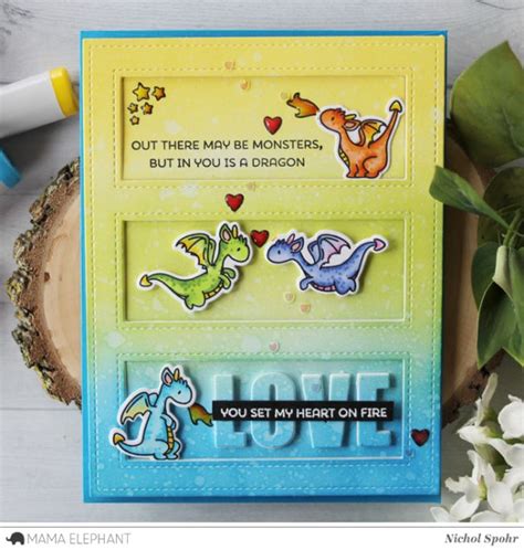 Mama Elephant Stamp Highlight Dragon Wishes In You Is A Dragon