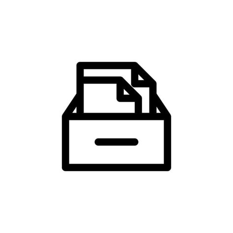 Check spelling or type a new query. File Archive Icon With Line Style Vector Illustration ...