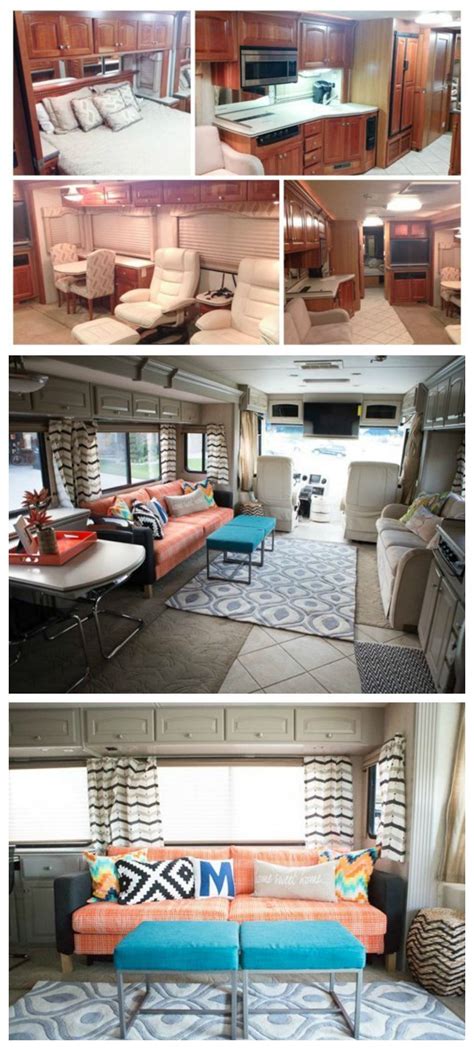 Rv renovation before & after vintage glam makeover! Before and After Rv Renovation and Design #rvrenovation ...