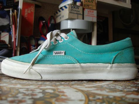 Theothersideofthepillow Vintage Vans Solid Turquoise