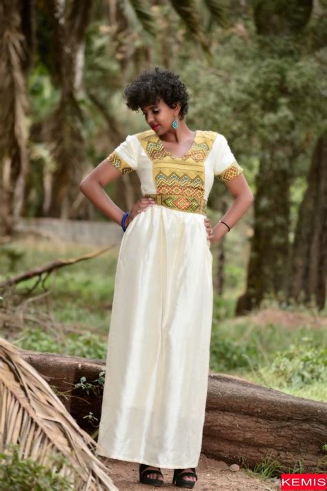 Pin On Habesha Kemis Ethiopian Traditional Wedding Dresses