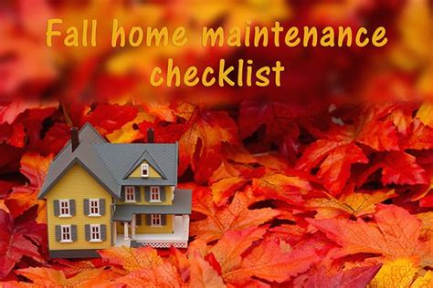 Your Homes Fall Maintenance Checklist Thompson Creek