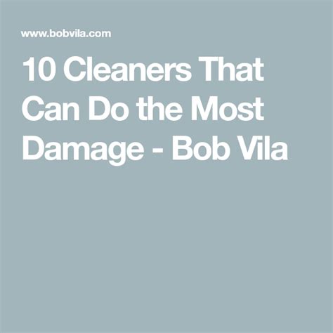15 Cleaners That Can Do The Most Damage Cleaners Drain Cleaner