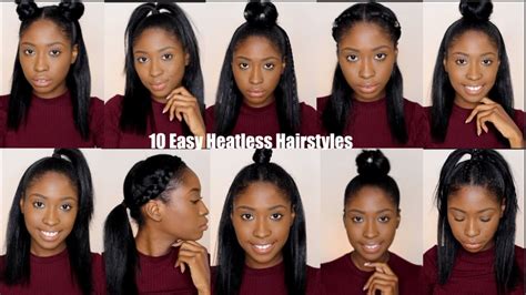 10 Simple Quick And Easy Heatless Hairstyles For Straight
