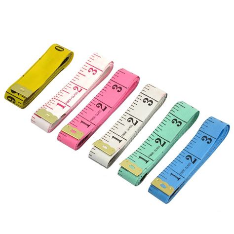 Ksol New Style 6 Pcs Colorful Seamstress Tailor Sewing Cloth Ruler Tape