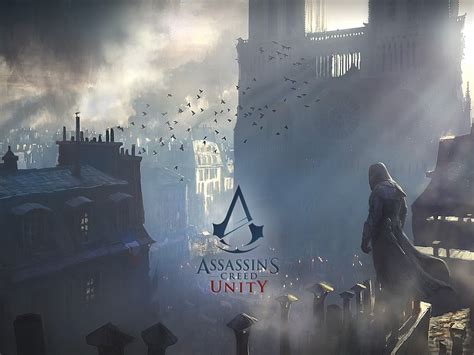 Assassins Creed Unity Game Poster Assassin S Creed HD Wallpaper